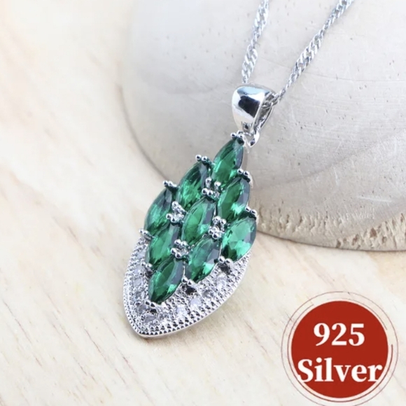 Sterling Silver Wedding Jewelry Set forWomen,Bridal,925STAMPED,any Occasion Gift - Picture 2 of 4